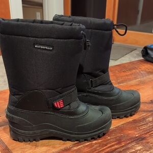 Black Waterproof Winter Boots
